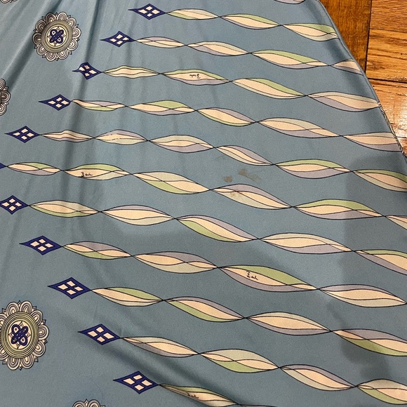 Vintage Emilio Pucci Baby Blue Print Dress - Picture 3 of 11